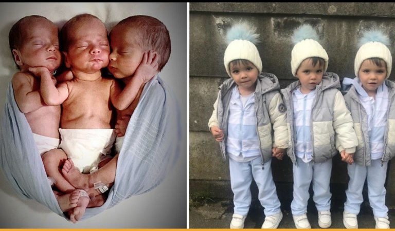 This Young Woman Has Given Birth to Identical Triplets and they are Adorable!