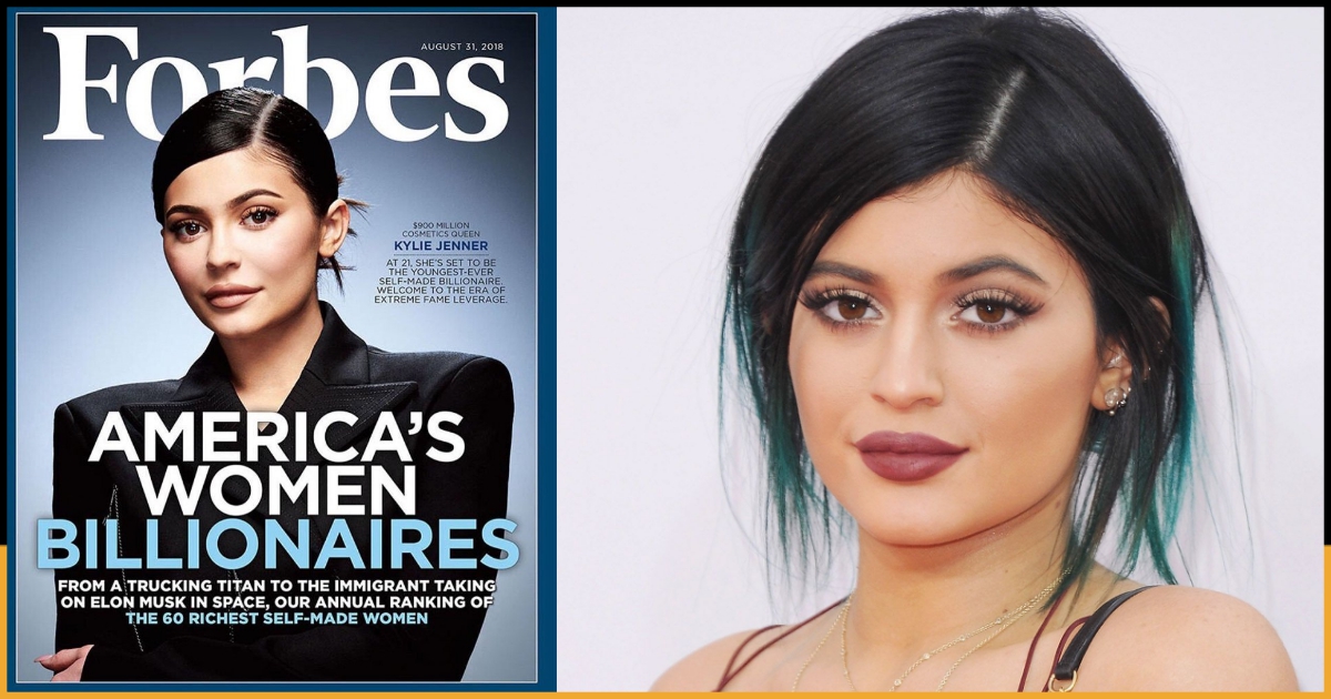 Forbes declares Kylie Jenner As The World's Youngest Self Made Billionaire