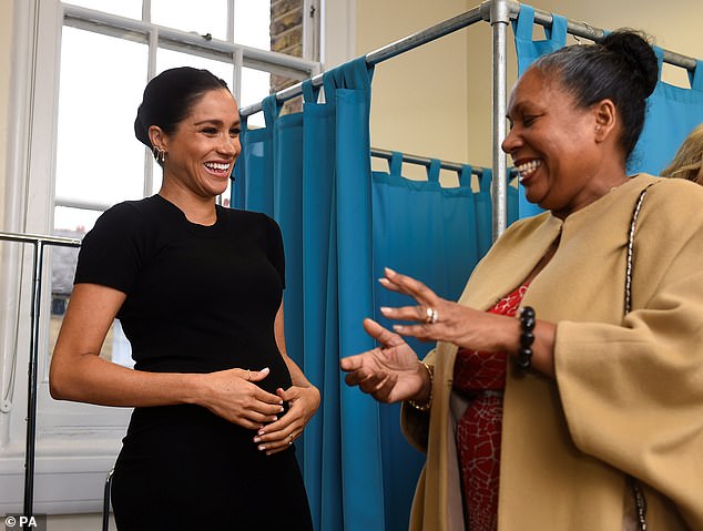A Video Showing Meghan Feeling A Kick On Her Belly At The Visit To The National Theatre Shared