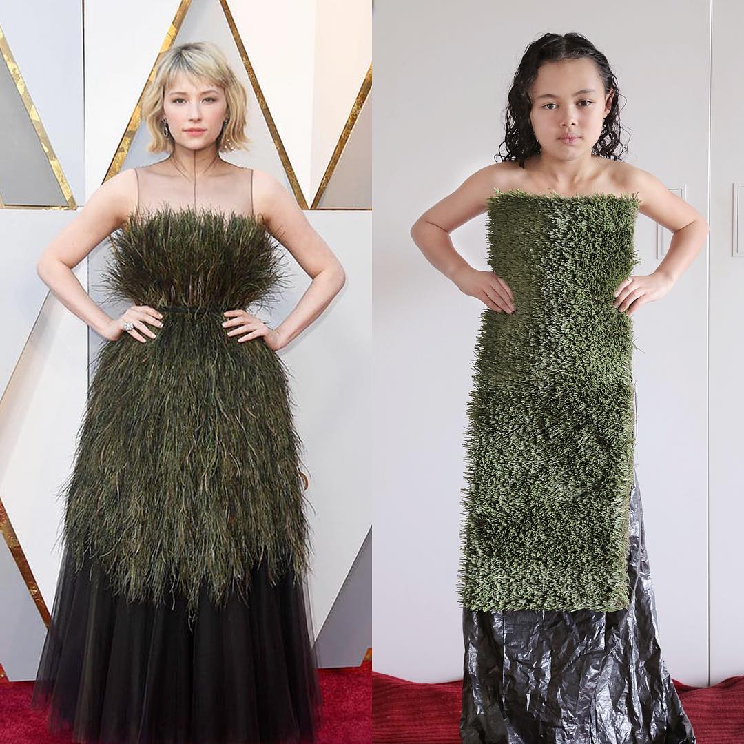 celebrity outfits recreated by 9-year-old