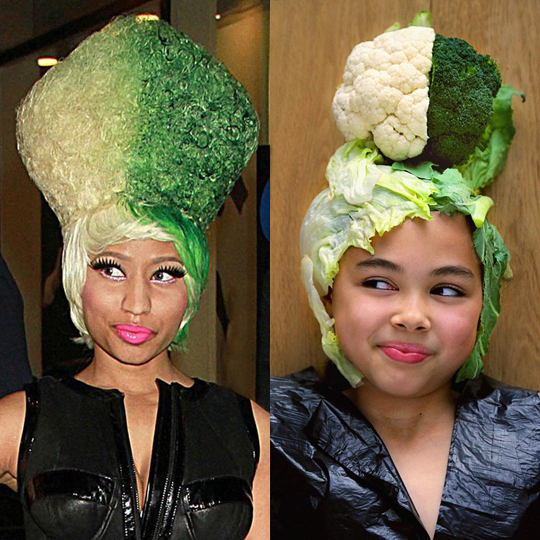 celebrity outfits recreated by 9-year-old