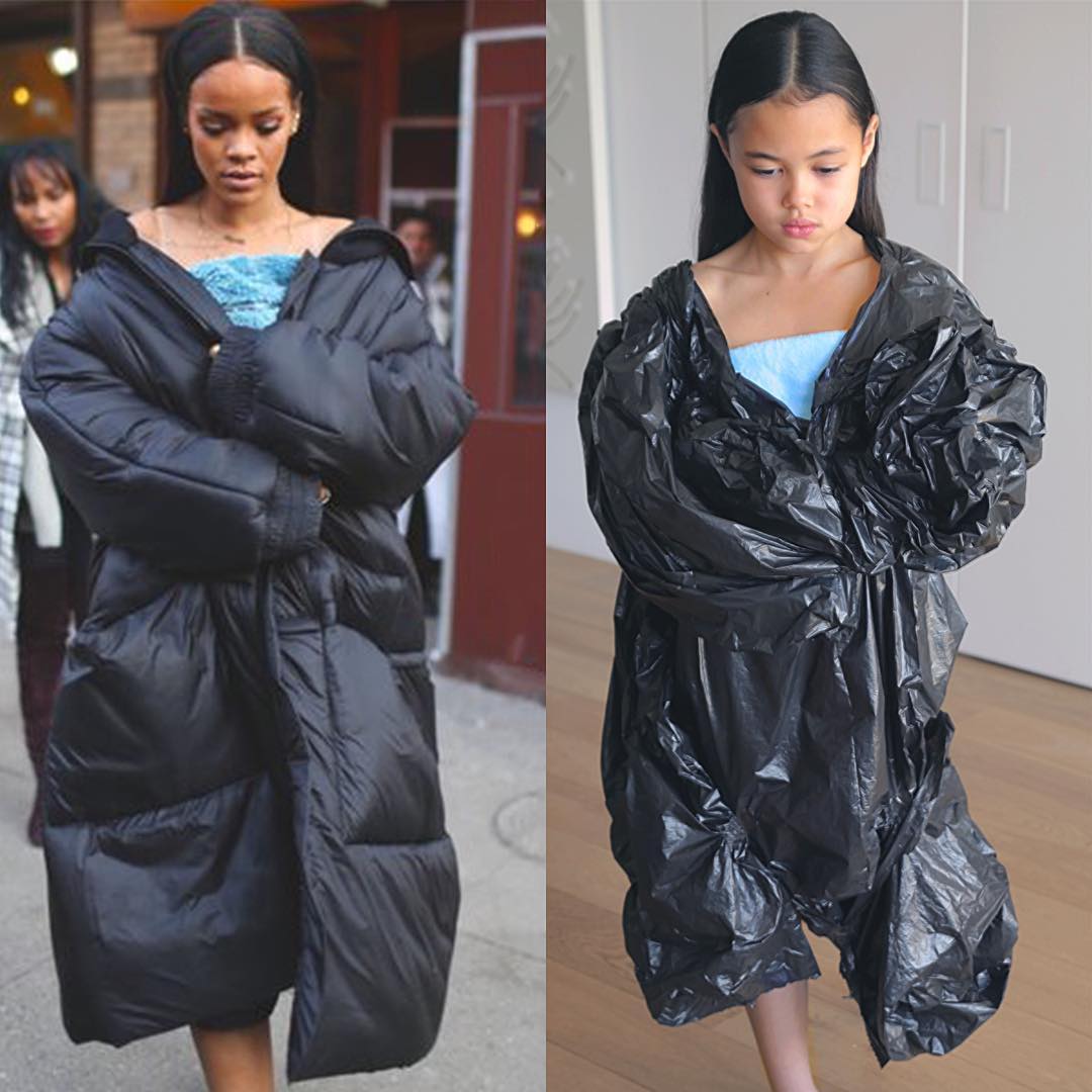 celebrity outfits recreated by 9-year-old