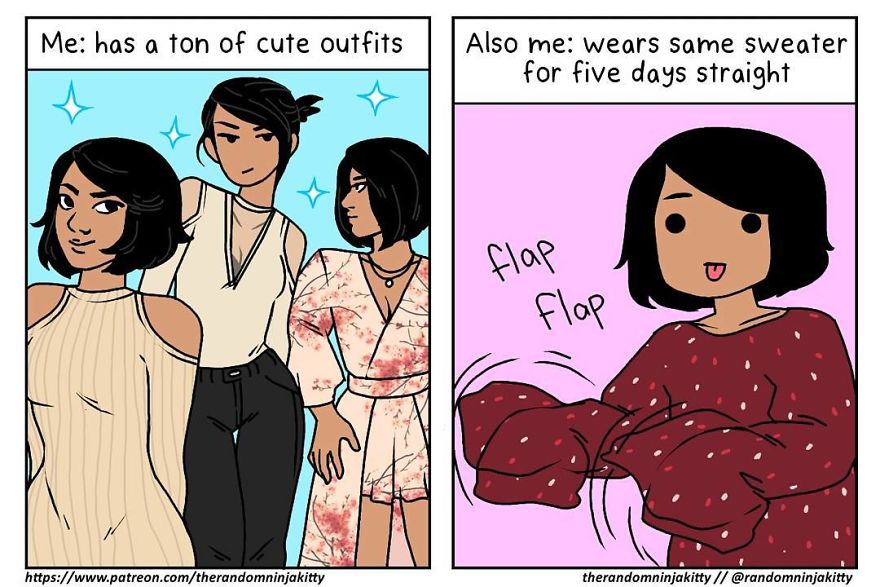 You won't Find Anything More Relatable As A Woman Than What This Artist Shares About Her Daily Struggles