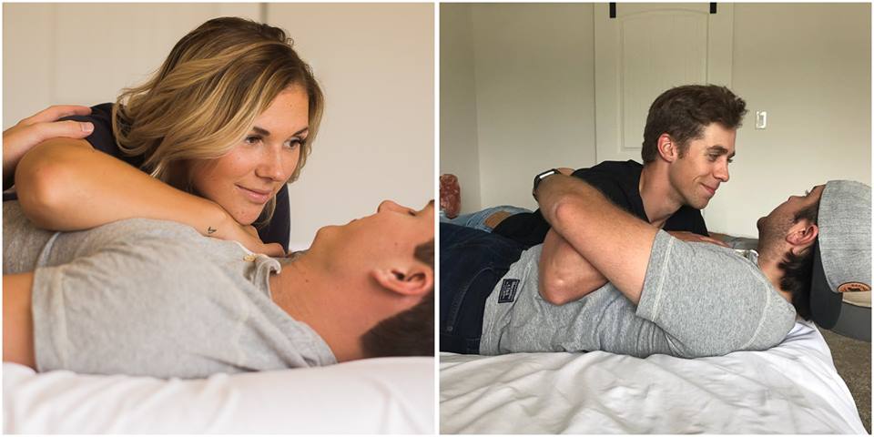 Friends Recreate Couple's Engagement Pictures And The Result Is Better Than Original