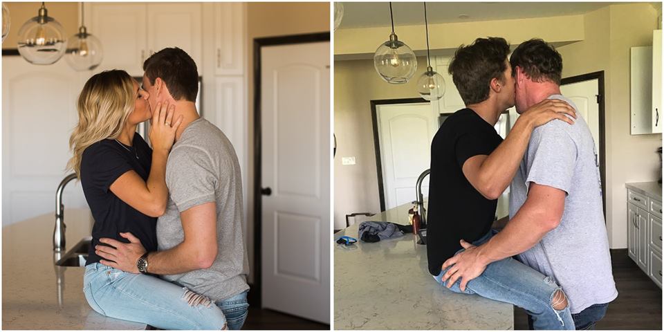Friends Recreate Couple's Engagement Pictures And The Result Is Better Than Original