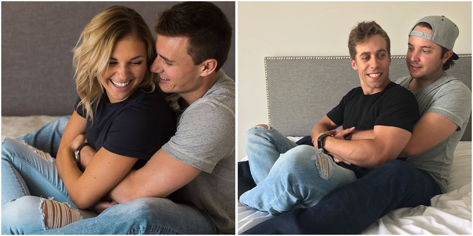 Friends Recreate Couple's Engagement Pictures And The Result Is Better Than Original