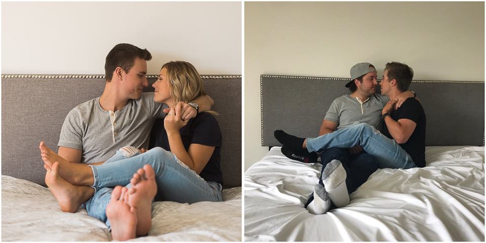 Friends Recreate Couple's Engagement Pictures And The Result Is Better Than Original