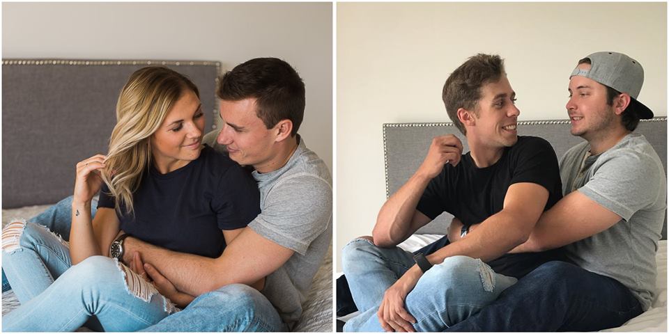 Friends Recreate Couple's Engagement Pictures And The Result Is Better Than Original