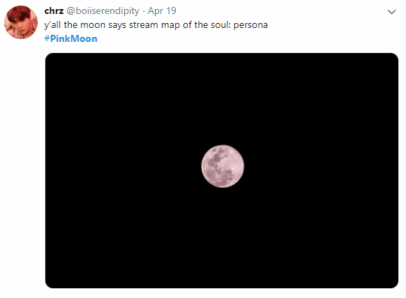 Sky Is Filled With Moonlight From Pink Moon and Internet From Pictures Of It