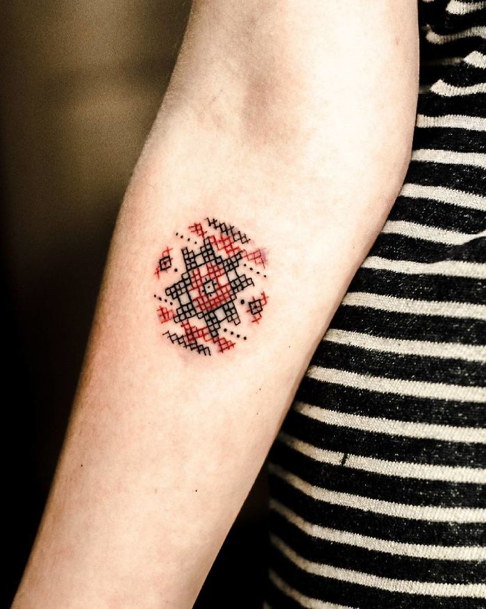 Embroidery Tattoos Are The Next Big Thing