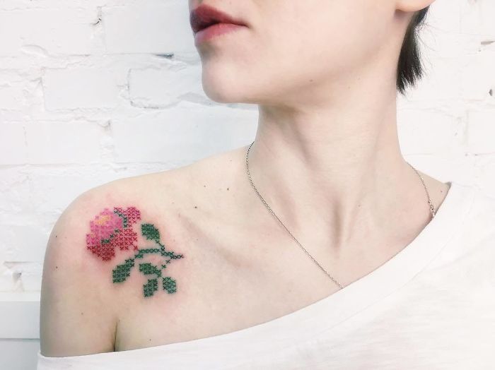 Embroidery Tattoos Are The Next Big Thing