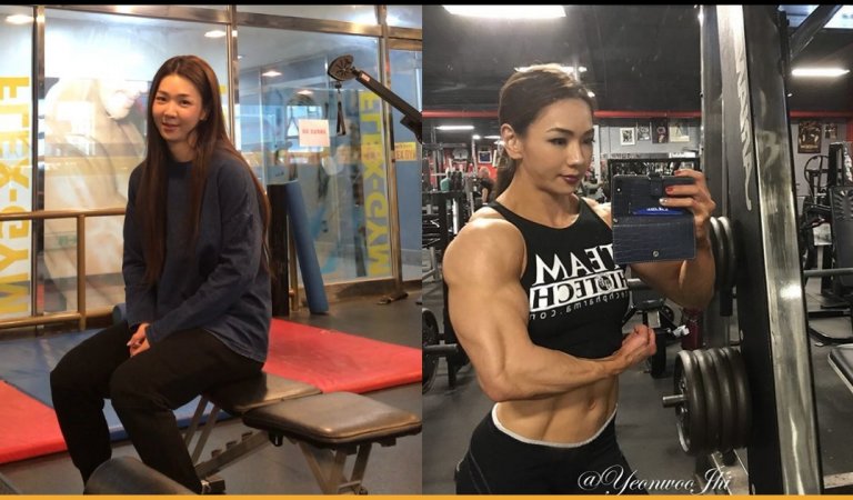 This Korean Girl Who Once Used To Be Fragile Is Now A Muscle Barbie