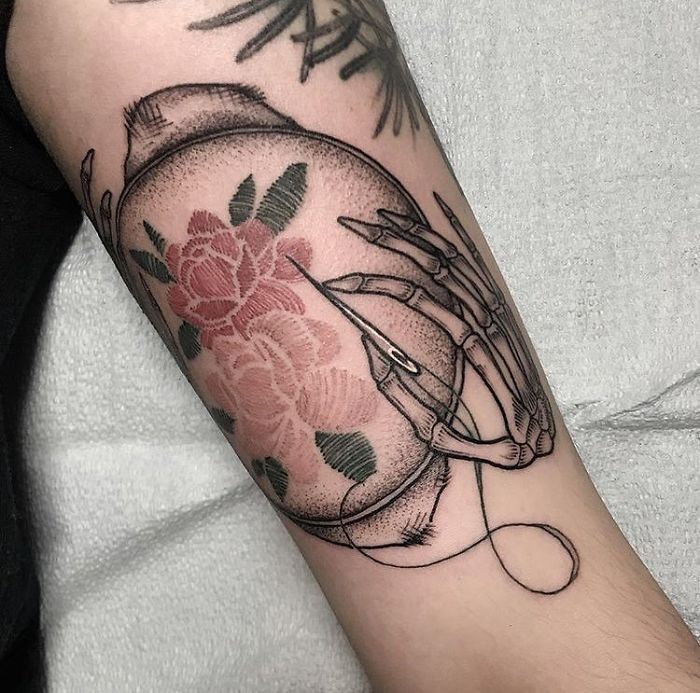 Embroidery Tattoos Are The Next Big Thing