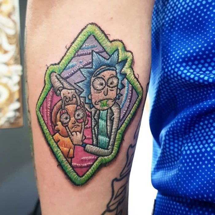 Embroidery Tattoos Are The Next Big Thing