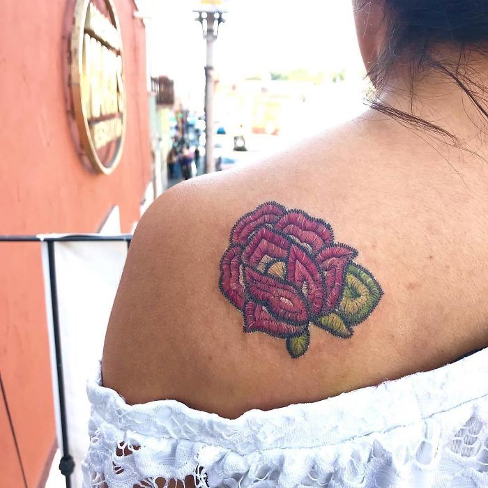 Embroidery Tattoos Are The Next Big Thing