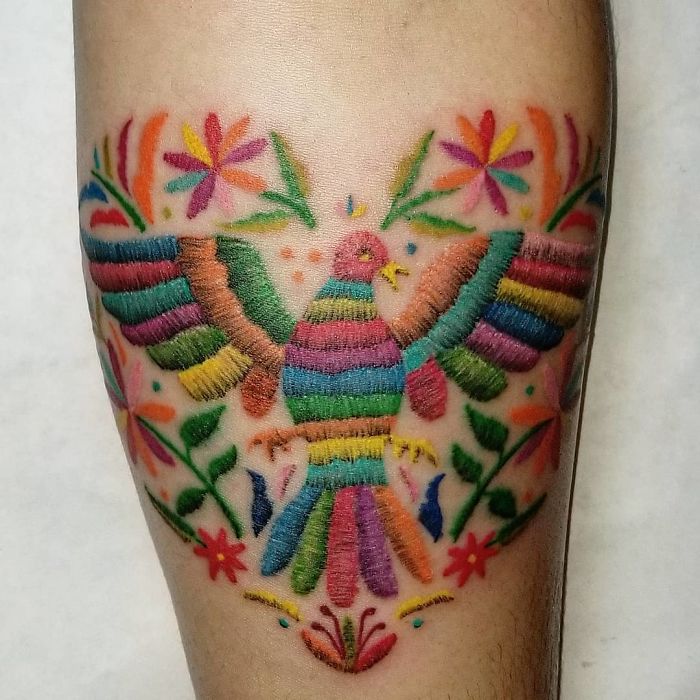 Embroidery Tattoos Are The Next Big Thing