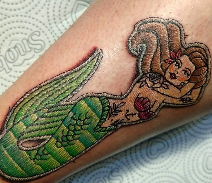 Embroidery Tattoos Are The Next Big Thing