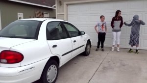 13-Year-Old Teenager Trades His Xbox And Does Yard Work To Buy Car For His Single Mother