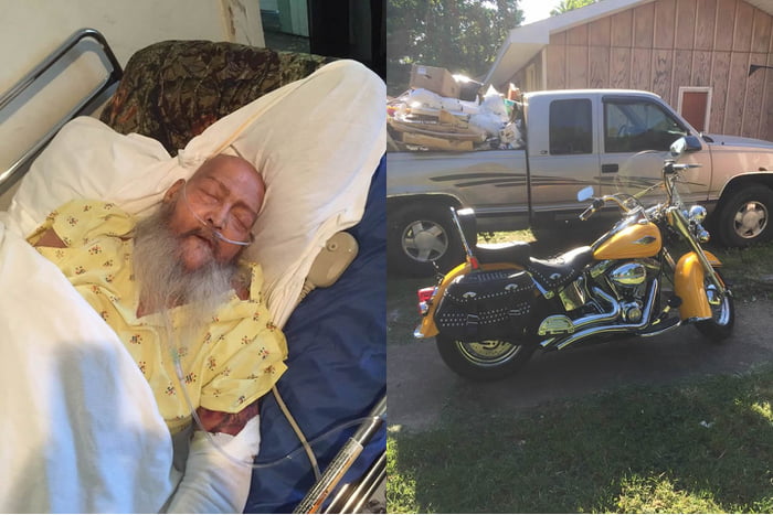 Man Wanted To Hear Harley’s Roar While Taking His Last Breaths, Over 100 Bikers Came To Fulfill His Wish