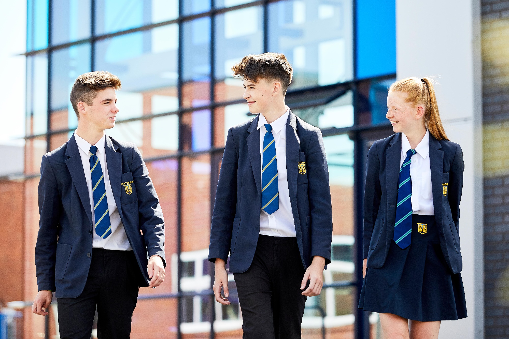 Boys in high school choose to wear skirts after management bans them from wearing shorts in high temperatures