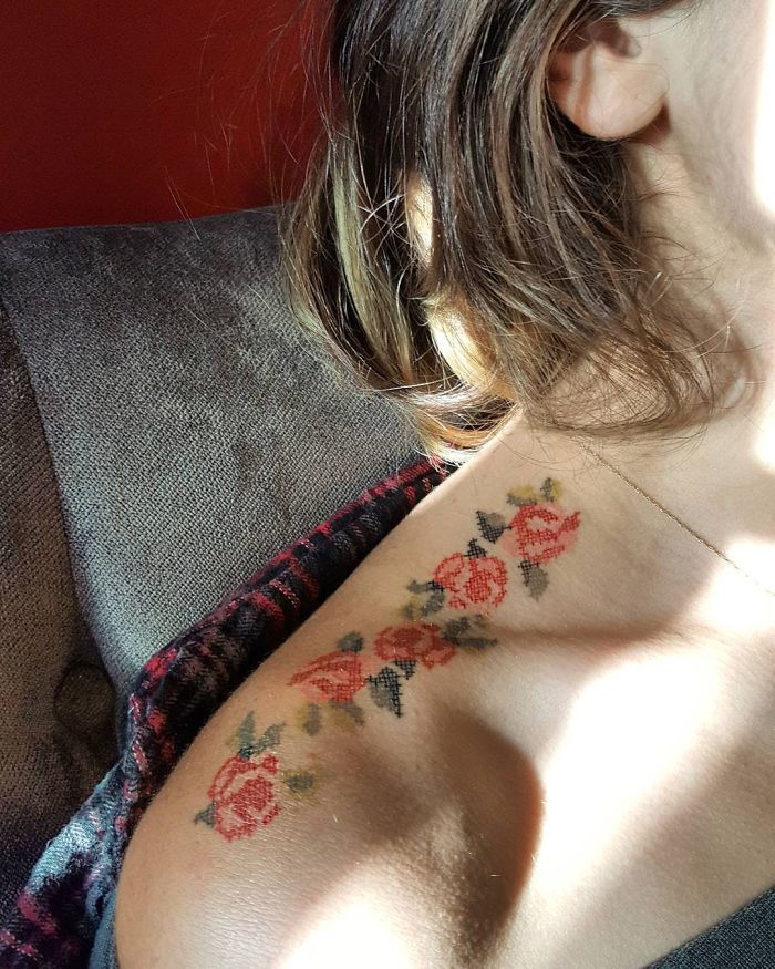 Embroidery Tattoos Are The Next Big Thing