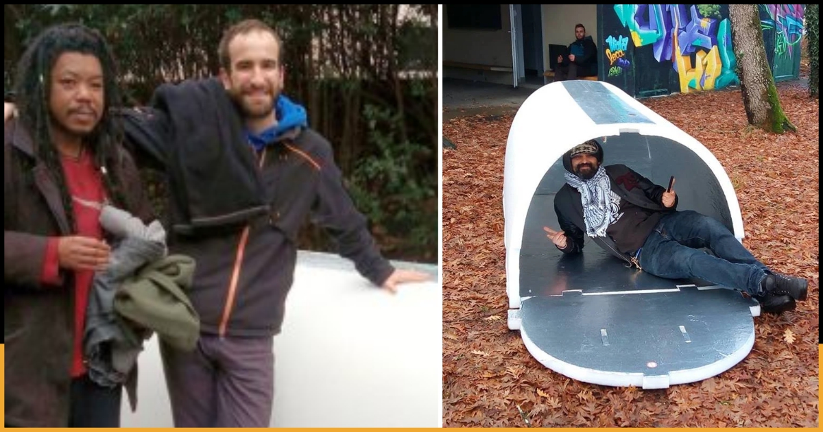 Engineer Builds Igloo Shelters That Retains Body Heat For Homeless People