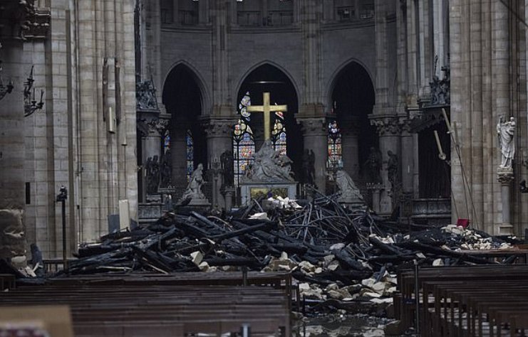 Images Reveal Damages Notre Dame Cathedral In Paris Went Through After The Fire