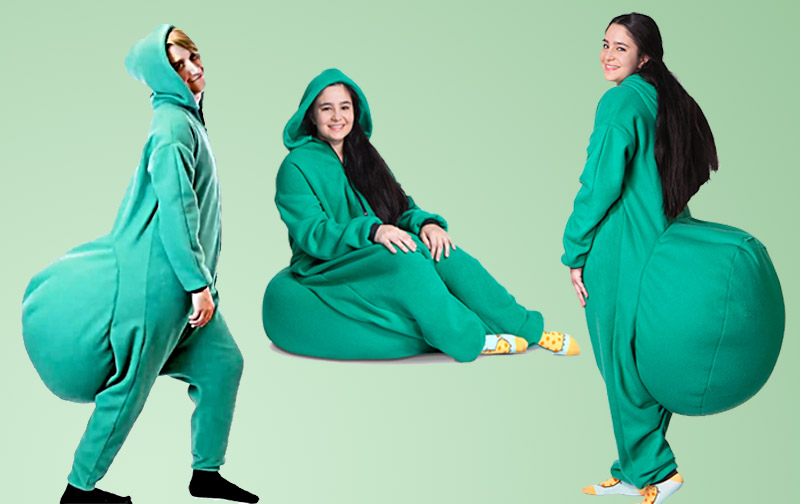 This Bean Bag Onesie Will Let You Sit Wherever You Go
