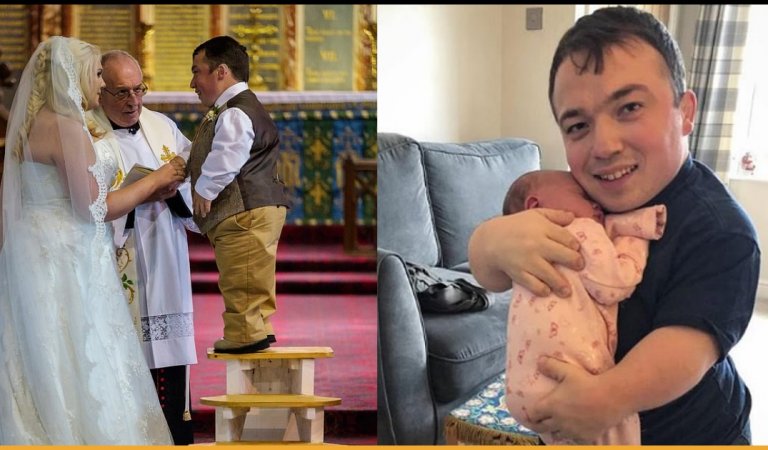 This 3ft 7in Tall Actor Becomes One Of The Shortest Dads In Britain After Having A Baby Girl