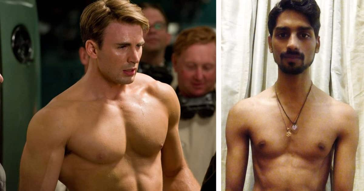 Skinny Boy Gets Inspired By Captain America Hits Gym And Transforms His Body