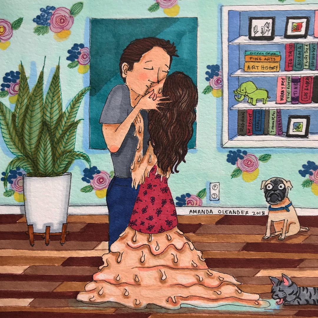 Artist With Her Illustrations Shows What Really It Is Like To Be In Love