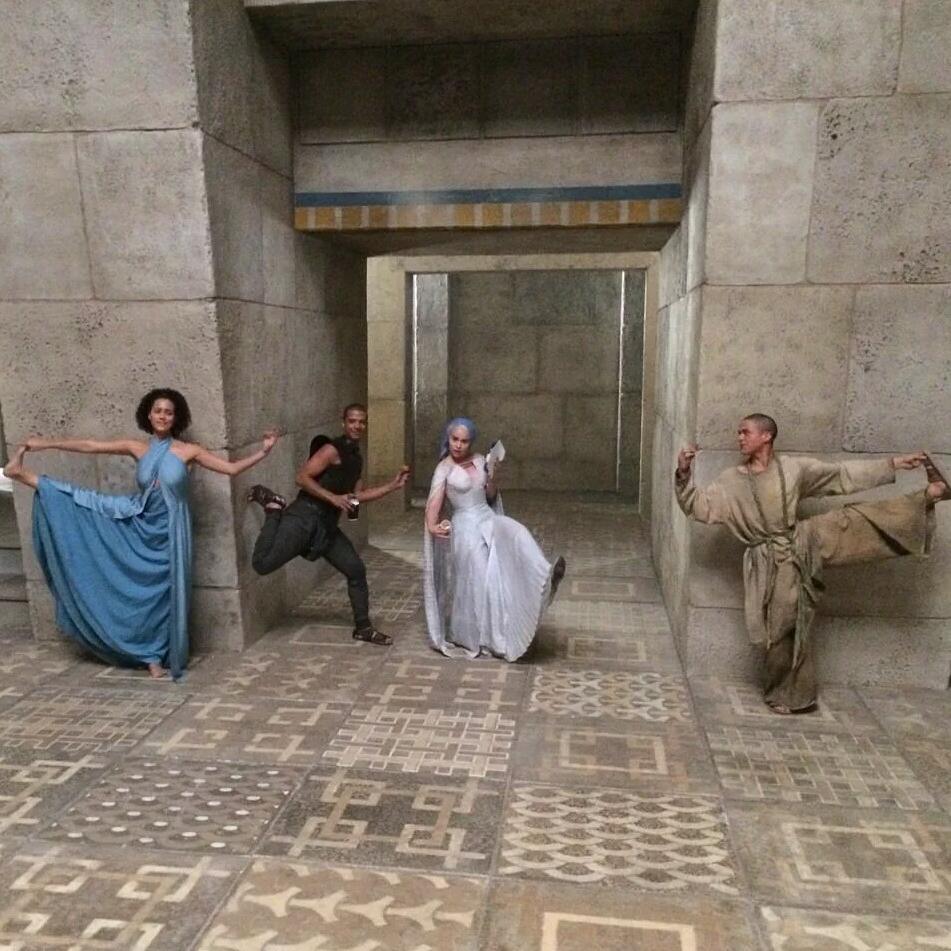 Game of Thrones behind the scene images