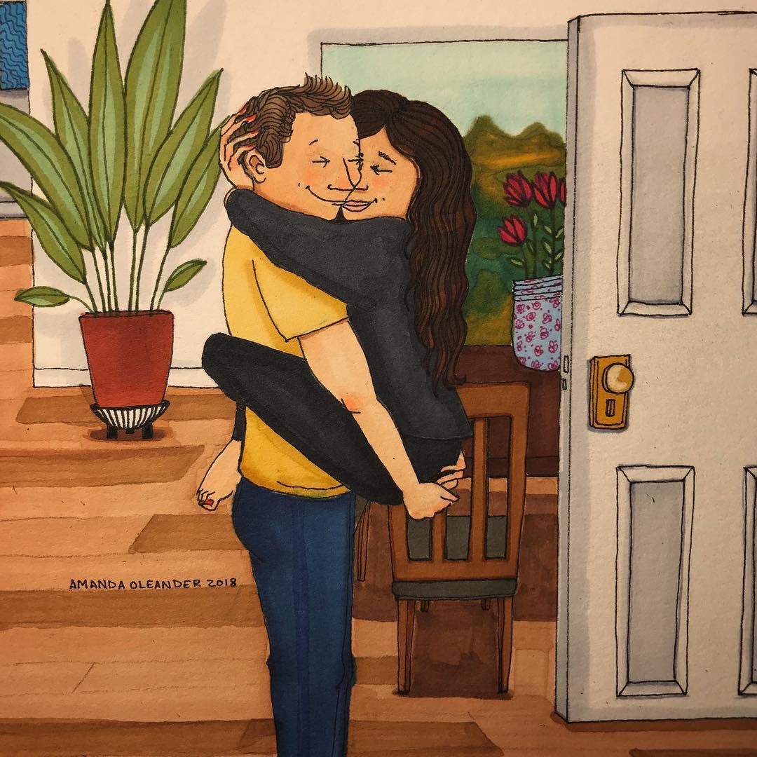 Artist With Her Illustrations Shows What Really It Is Like To Be In Love