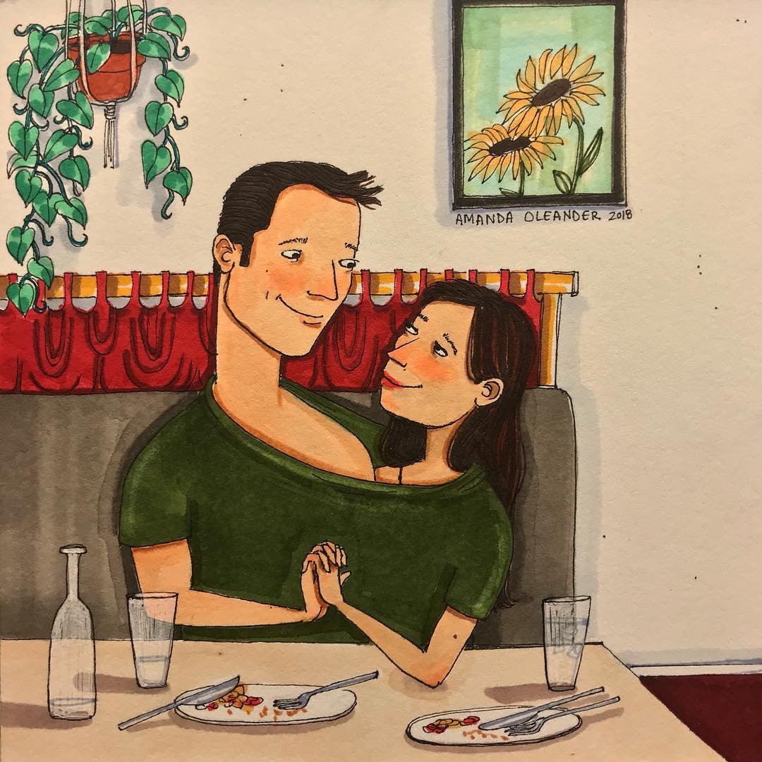 Artist With Her Illustrations Shows What Really It Is Like To Be In Love