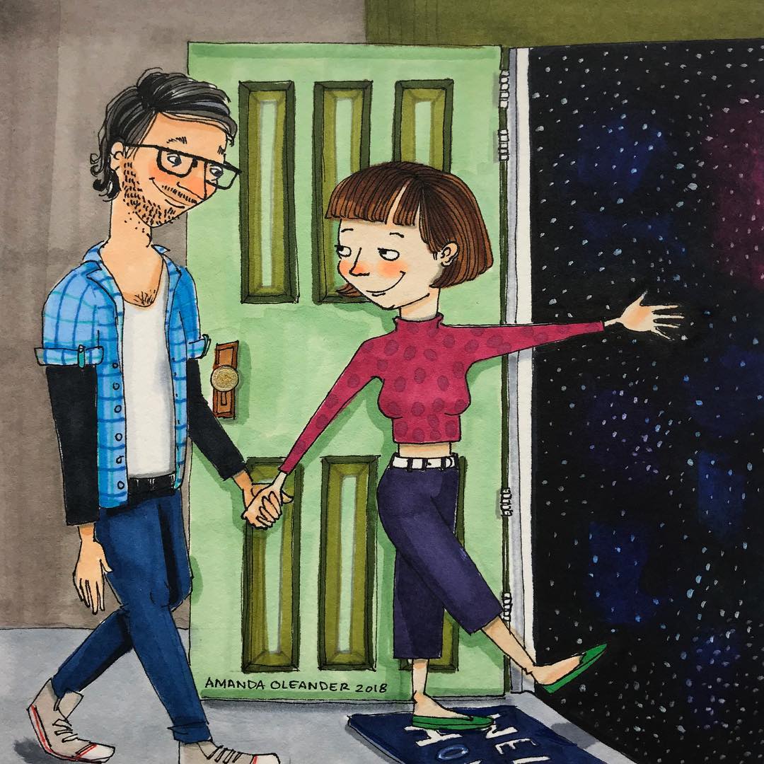 Artist With Her Illustrations Shows What Really It Is Like To Be In Love