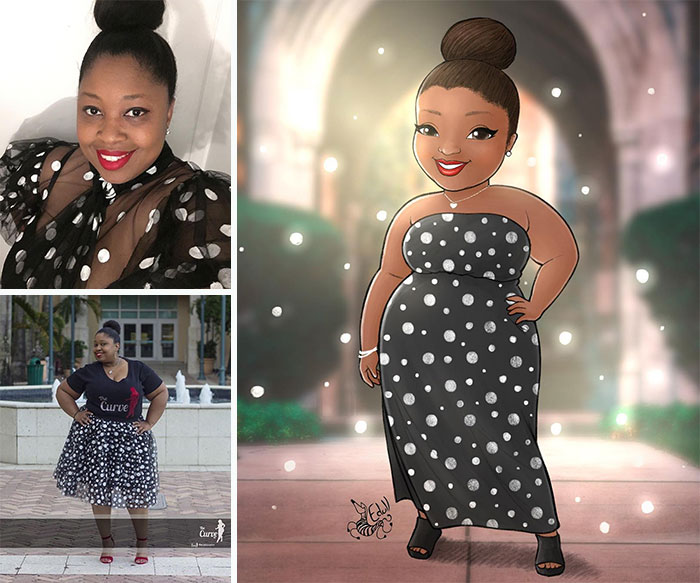 This Artist Breaking The Stereotypes Turns Pictures Of Plus Sized Women Into Art