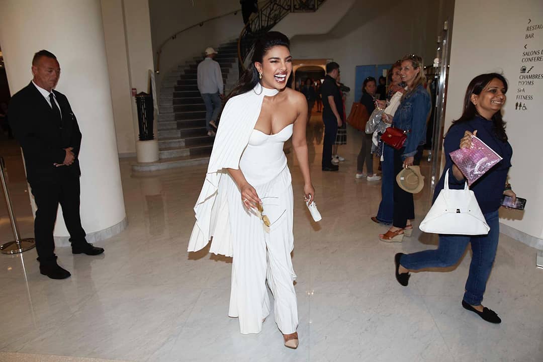 Cannes 2019: Priyanka Chopra Steals The Show In The Classic White Ensemble