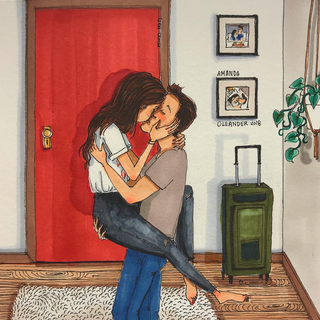 Artist With Her Illustrations Shows What Really It Is Like To Be In Love