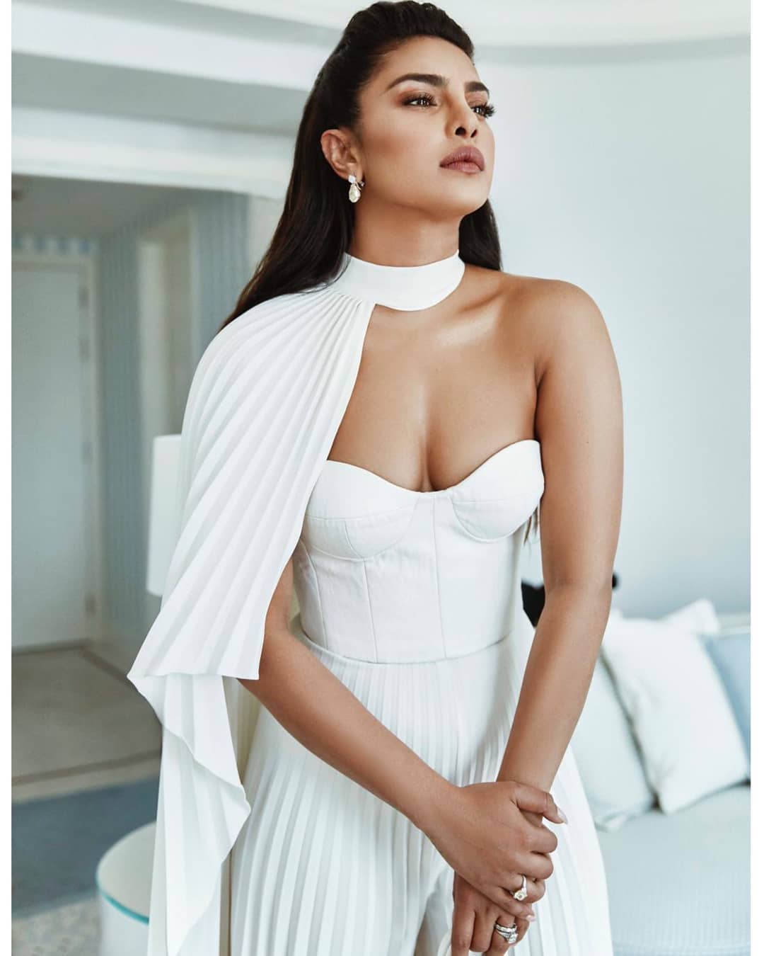 Cannes 2019: Priyanka Chopra Steals The Show In The Classic White Ensemble