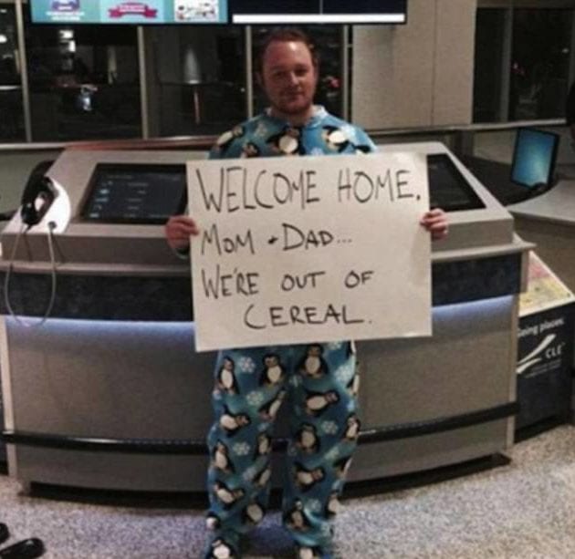 Funny photos Airport flight