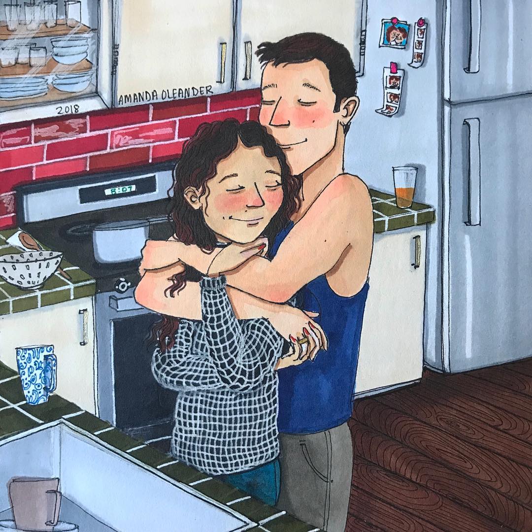 Artist With Her Illustrations Shows What Really It Is Like To Be In Love