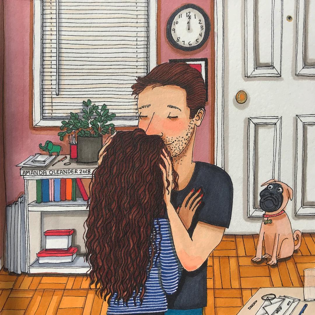 Artist With Her Illustrations Shows What Really It Is Like To Be In Love