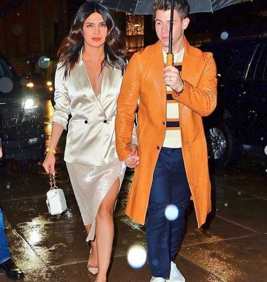 Priyanka Chopra Looked Stunning In White Satin Blazer During Jonas Brothers Performance