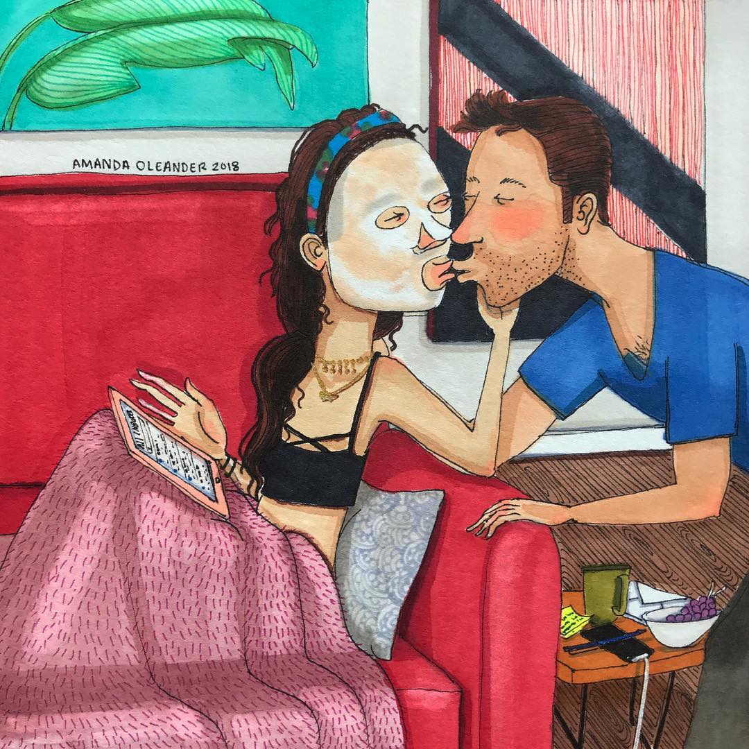 Artist With Her Illustrations Shows What Really It Is Like To Be In Love