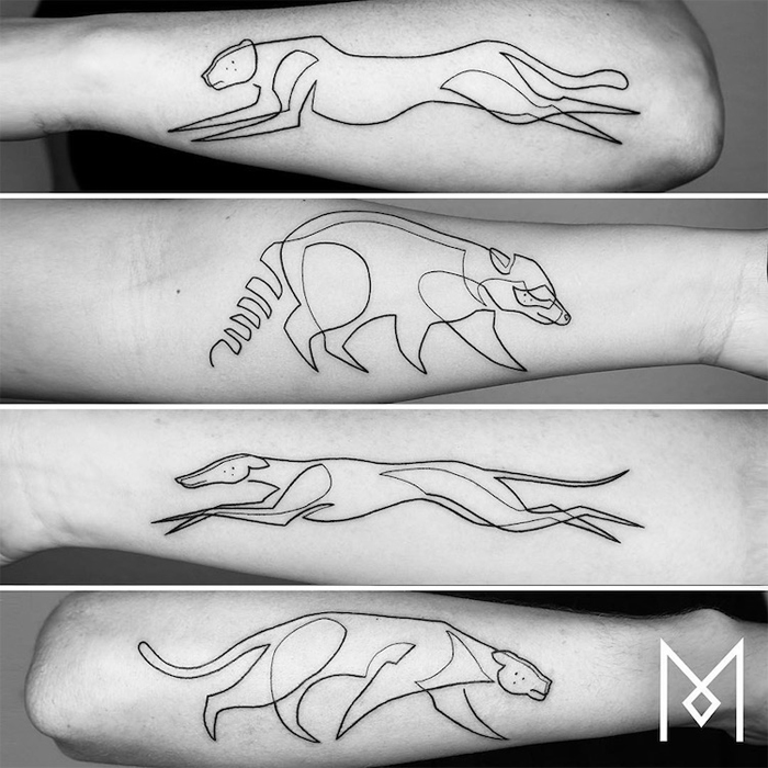 This Tattoo Artist Made This Amazing Series Of Tattoos From Just One Continuous Line