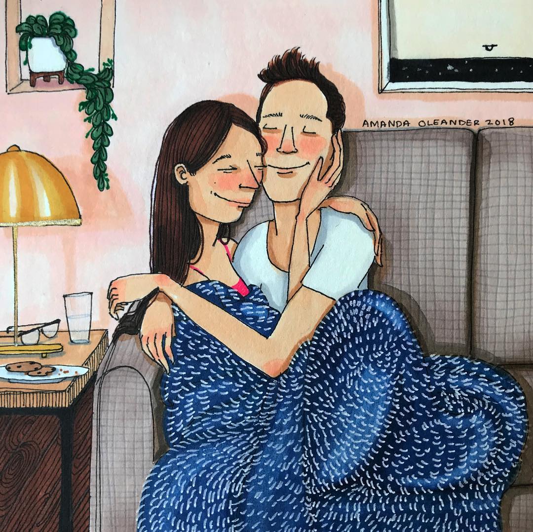 Artist With Her Illustrations Shows What Really It Is Like To Be In Love