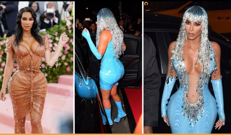 Kim Kardashian Turning Up The Heat With Her Attire At The Met Gala 2019 After-Party