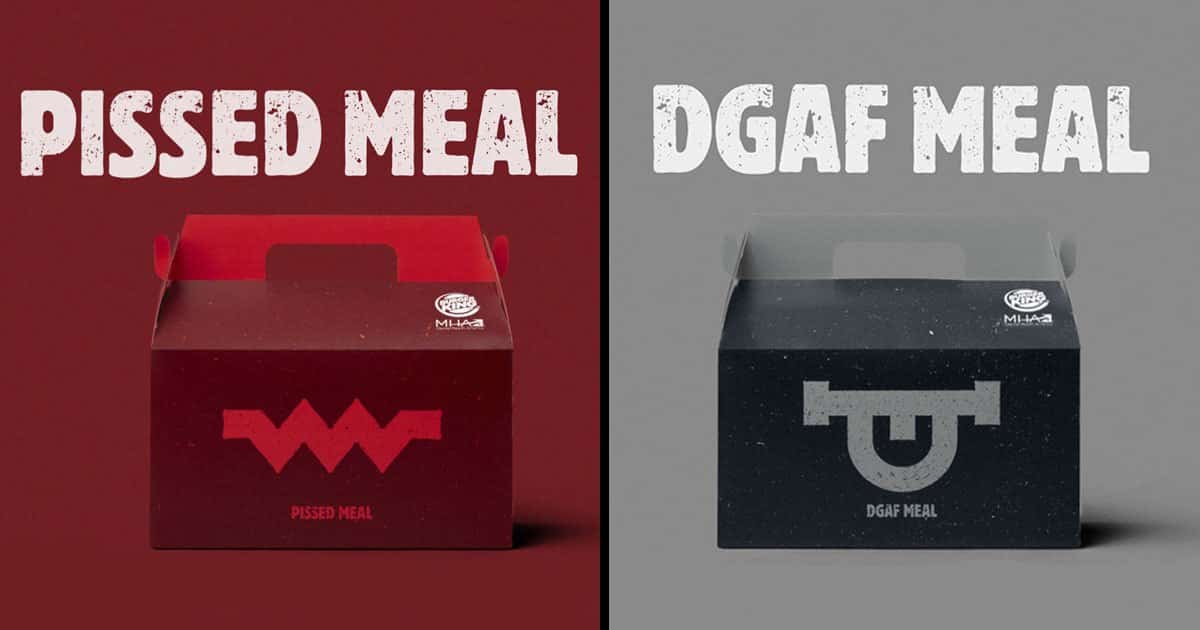 Burger King Launches Unhappy Meals To Raise Awareness For Mental Health