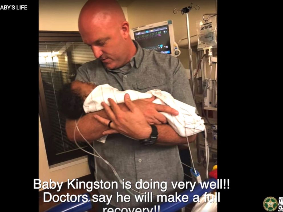 Cop Who Saved A Baby's Life A Year Ago Is Now His Godfather