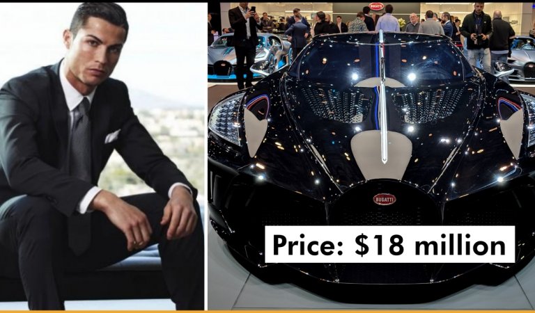 Cristiano Ronaldo Has Bought A $18 Million Bugatti Which Is The World’s Most Expensive Car